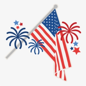 July 4th American Flag Svg Scrapbook Cut File Cute - Scalable Vector Graphics