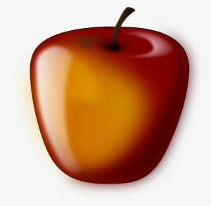 This Free Icons Png Design Of Red Shaded Apple