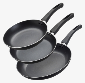 Frying Pan Png Free Download - 3-piece Non-stick Skillet Set