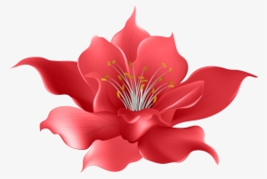 Art Watercolour Flowers Clip Garland India - Magnolia Flower