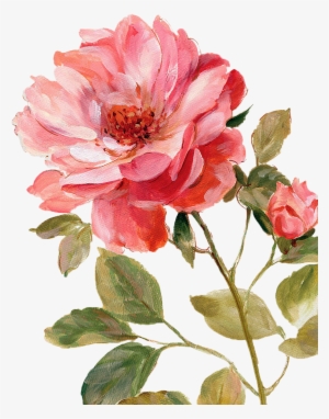 Go To Image - Harmonious Rose Linen Poster Print By Lisa Audit