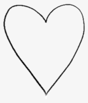 Transparent Heart - Transparent Black And White Heart