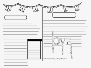 Love Art Journal Diy Printable Instant Download Art - Diagram