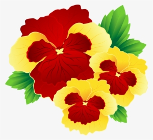 Red And Yellow Flowers Png