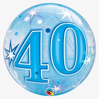 Qualatex 60th Birthday Blue Starburst Sparkle 22 Inch