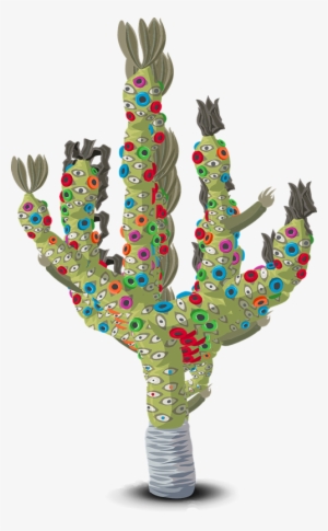 Christmas Cactus Clip Art - Transparent Background Transparent Cactus