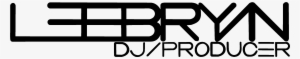 Lee Bryan Dj Logo Black Transparent