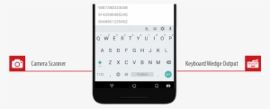 Teclado Escáner De Código De Barras/nfc Para Android - Android Keyboard With Barcode Scanner