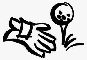 Vector Illustration Of Sport Of Golf Golfing Glove