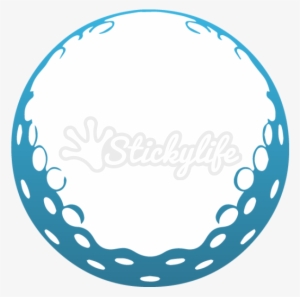Golf Ball Decal - Clip Art Golf