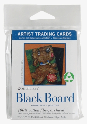 Strathmore Artist Trading Card Pack Of - Strathmore Black Board Artist Trading Cards