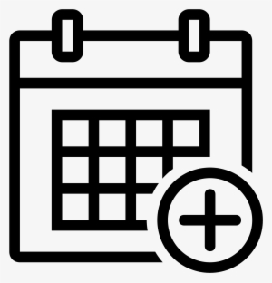 Calendar Plus Icon - Calendar Icon Png Red