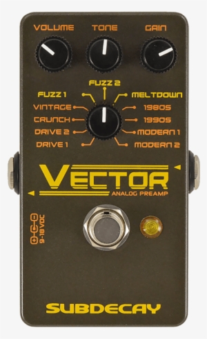Subdecay Vector 11 Channel Preamp - Subdecay Vagabond Harmonic Tremolo Effect Pedal