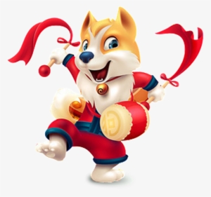 The Drum Dance Cartoon Dog Festival Special Purchases - 2018 狗 年 Png
