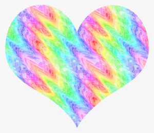 Heart On Fire - Rainbow On Fire Heart