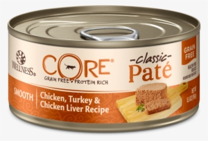 Wellness Core Grain Free Natural Chicken, Turkey And - Wellness Core Natural Canned Grain Free Wet Pate Cat