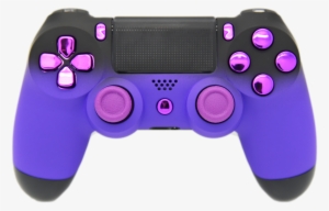 Purple & Black Fade "soft Touch" Modded Ps4 Rapid Fire - Black And Purple Ps4 Controller