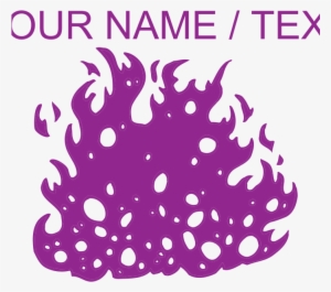 Purple Fire Tank Top