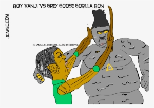 Looks Like The Gorilla Is Getting Mopped Up The Young - Boxing