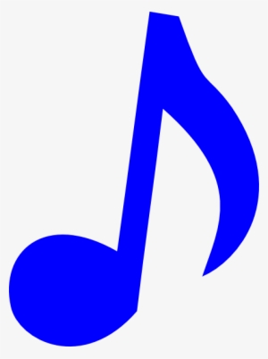 Blue Music Note Clip Art At Clker - Colorful Music Note Clipart
