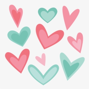 Heart Set Svg Scrapbook Cut File Cute Clipart Files - سكرابز قلوب