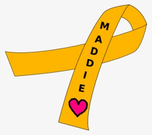 Ribbon For Childhood Cancer Clip Art - Childhood Cancer Ribbons