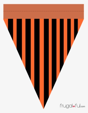 Just Download, Print, Cutout, Arrange To Your Liking, - Printable Halloween Triangle Banner