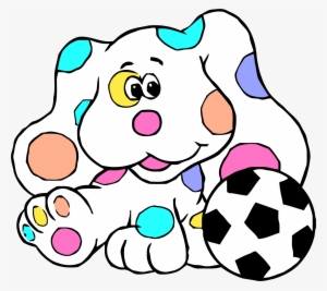 Blue's Clues Clip Art Soccer Ball Clipart Png - Blues Cluesi Coloring Book