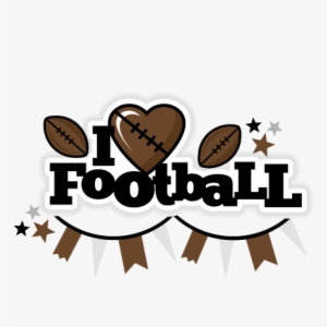 Football Heart Silhouette Clipart - Softball Clipart