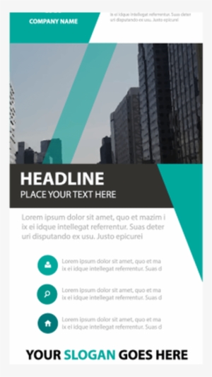 Green Triangle Business Roll Up Banner Flat Design - Accounting Journal: Single Entry Ledger