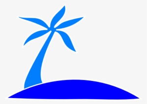 Blue Palm Tree Svg Clip Arts 600 X 425 Px