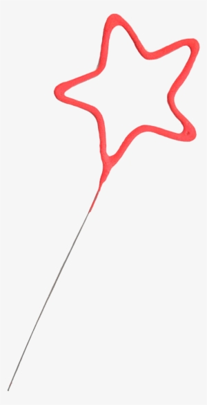 8 Inch Star Shaped Sparklers - Inch