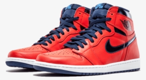 Nike Air Jordan 1 Og High Retro David Letterman Crimson...