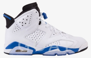 Air Jordan Retro Blue Columnar - Jordan 6 Blanco Con Azul