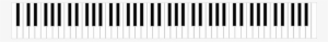 Keyboard Piano Music Sound Keys Play Piano - Transparent Background Piano Keys Clipart