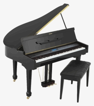 Cartoon Piano Decorative Elements - Piano Instrument