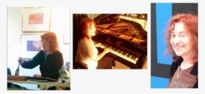 Claribel Has Worked In Oil, Acrylic , Watercolor, Encaustic, - Musical Keyboard