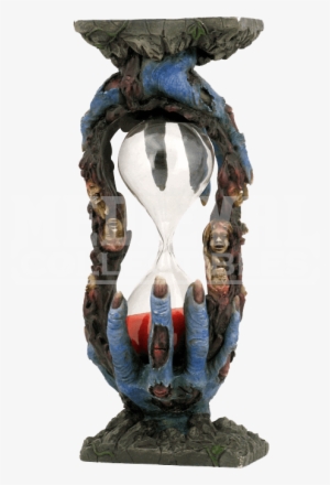 Zombie Hands Sand Timer - Museum Collection Blue Zombie Hands Sand Timer (red
