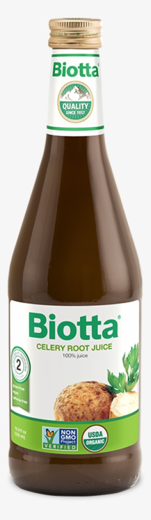 Potassium Is Needed For Maintenance Of Total Body Fluid - Biotta - Celery Root Juice - 16.9 Fl. Oz.