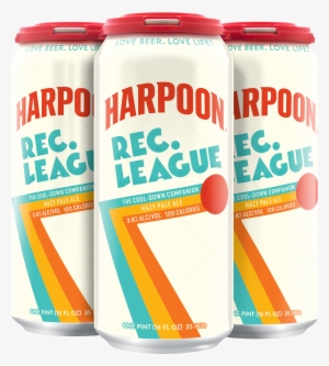 League 16oz 4 Pack Paktech Cans, Pdf - Harpoon Rec League