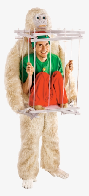 Abominable Snowman & Cage Costume Kit