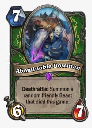 Ha Ha, Get It, Abominable Snowman I Actually Chuckled - Whizbang The Wonderful Hearthstone