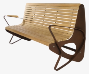 Benches In Wood - Urban Benches Png