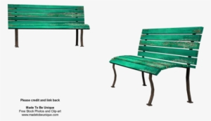 Green Benches To Sit On Png By Madetobeunique - Png Sit