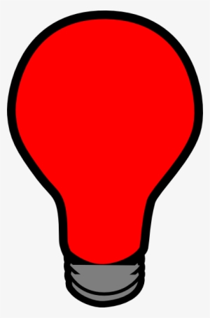 Light Bulb Clipart Small - Red Light Bulb Clip Art