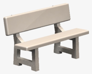 Lakeside Concrete Bench - Bench