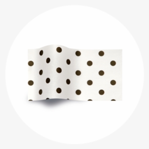 All Occasions - Seidenpapier Bogen Black Dots On White 50x76cm