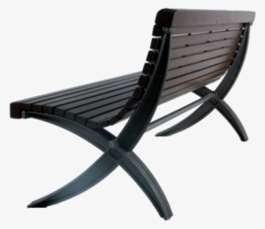 Benches In Wood - Back Of Bench Png