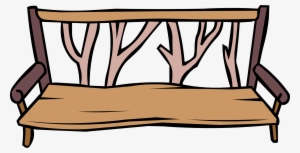 Log Bench - Png - Club Penguin Bench