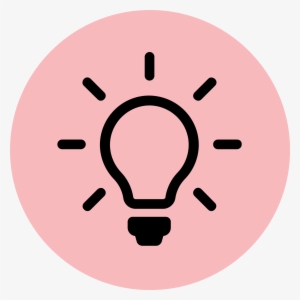 Lightbulb Clipart Pink - Light Bulb Icon